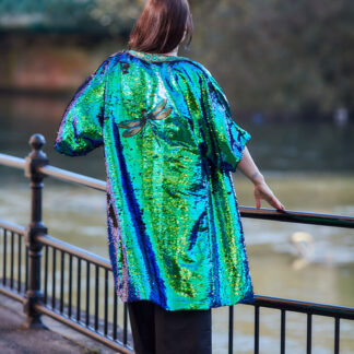 Celina Golec - Emerald Dragonfly Coat