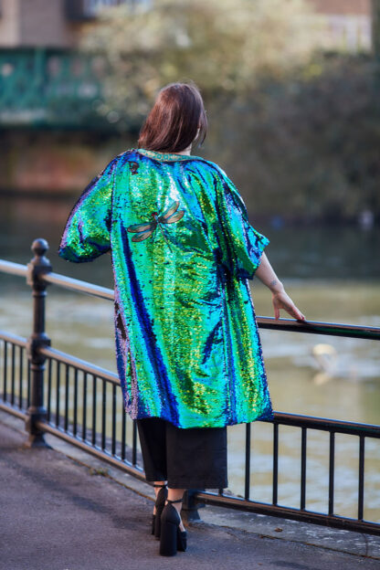 Celina Golec - Emerald Dragonfly Coat